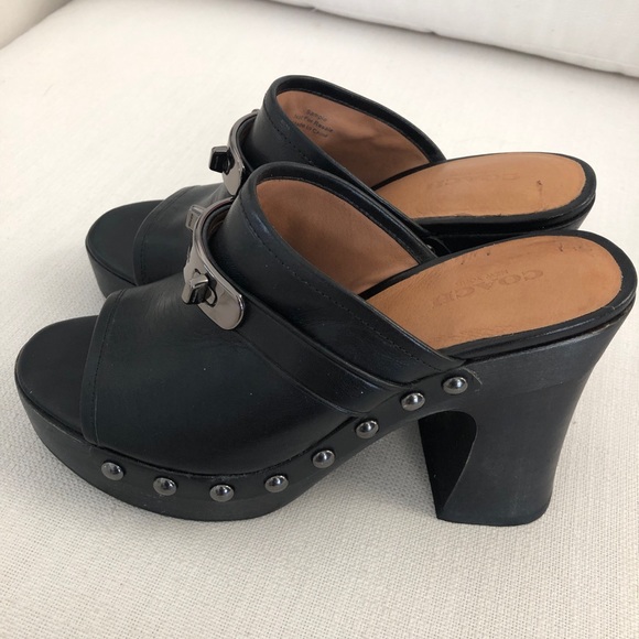 Coach studded clogs! Size 7. One of a kind! Sample! - Picture 3 of 9